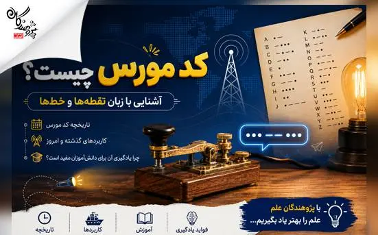 کد مورس چیست؟ آموزش کد مورس برای دانش‌آموزان + تاریخچه و کاربردها
